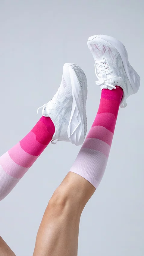 Kit 2 Meias HUPI Run Aura