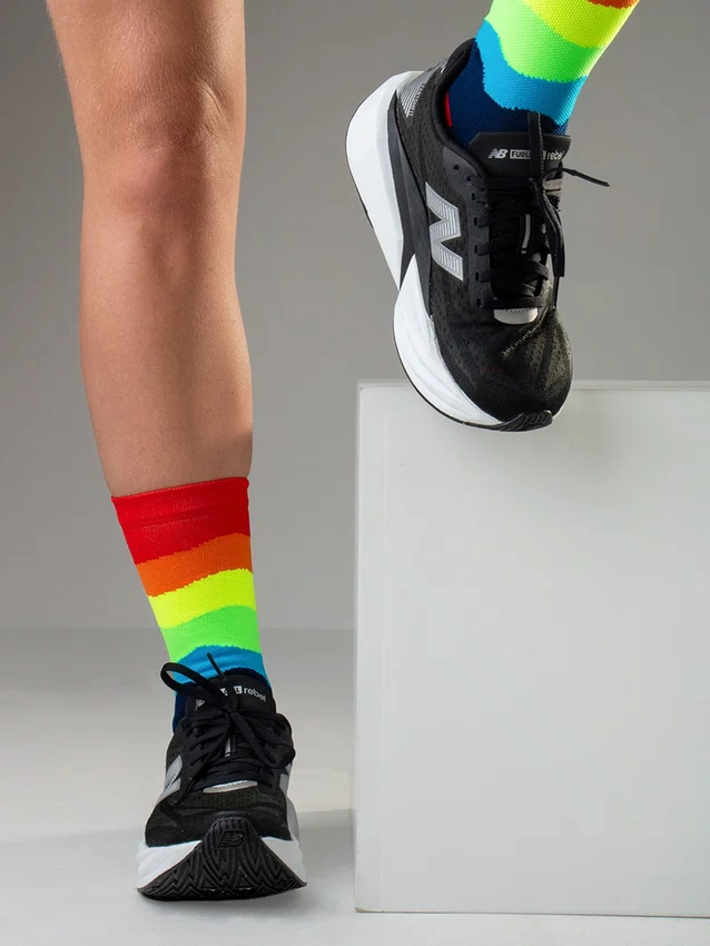 Kit 2 Meias HUPI Run Spectrum