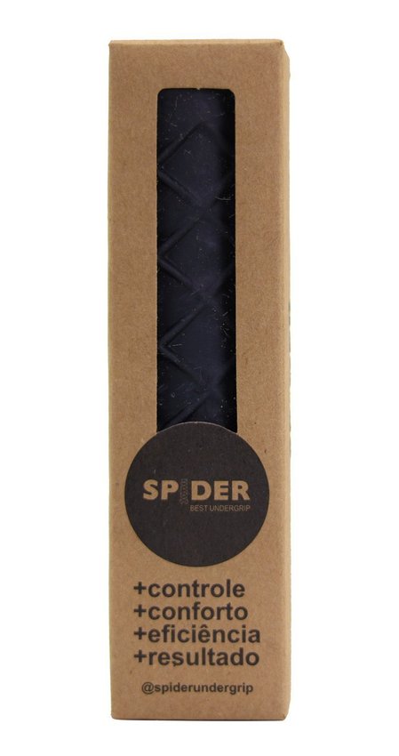 Kit 2x Undergrip Spider Grip De Borracha Beach Tennis Padel Preto e Verde