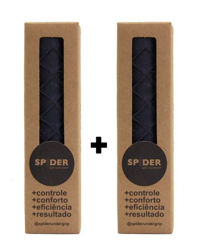 Kit 2x Undergrip Spider para Raquetes Fino sem Copo Preto