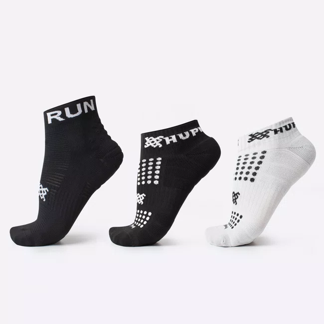 Kit 3 Meias Running Pro HUPI Cano Curto