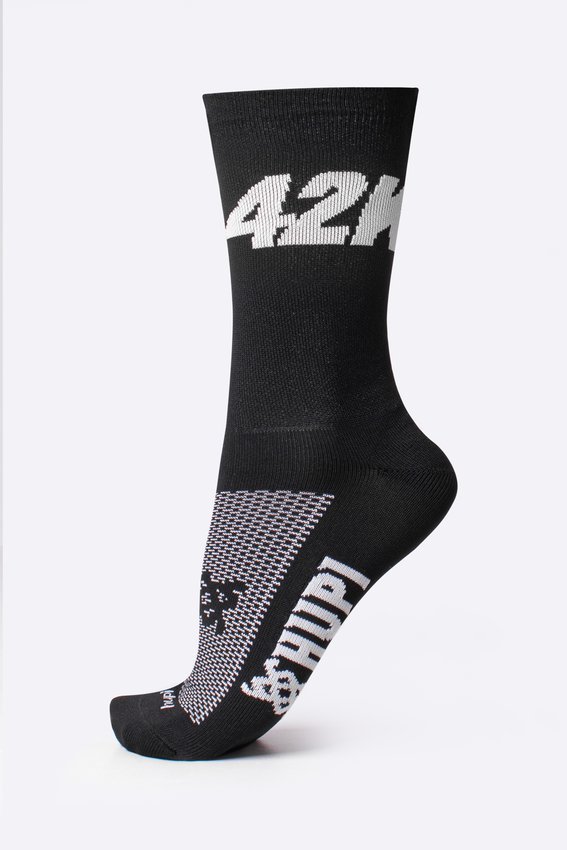 Kit 3 Pares Meias Hupi Maratona 42k Preto para Corrida