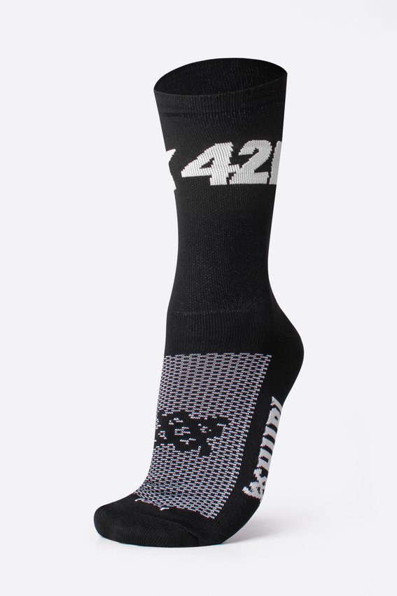 Kit 3 Pares Meias Hupi Maratona 42k Preto para Corrida
