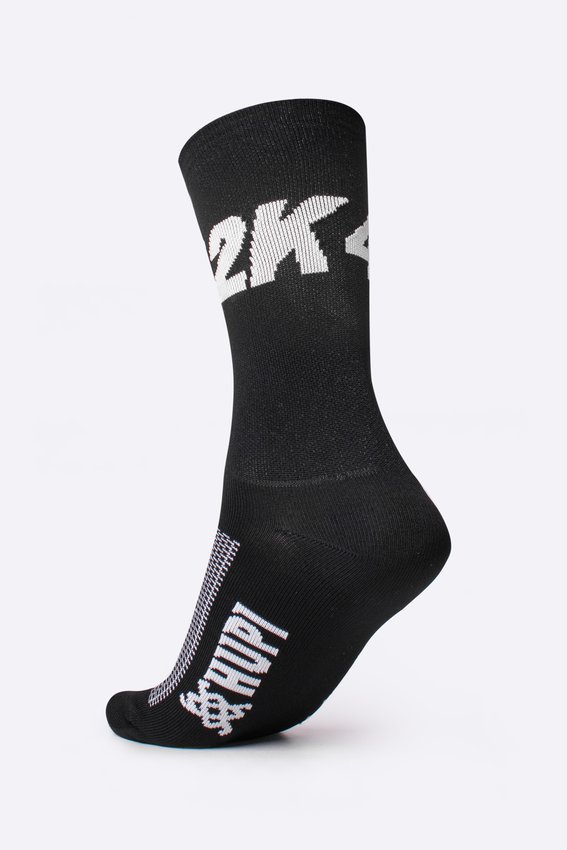 Kit 3 Pares Meias Hupi Maratona 42k Preto para Corrida