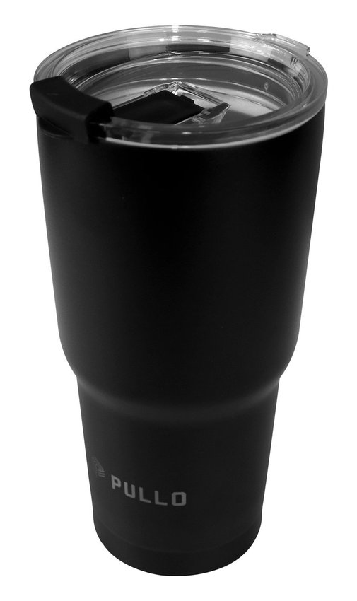 Kit 4 Copos Térmico Pullo Gump 600ML Inox e Preto