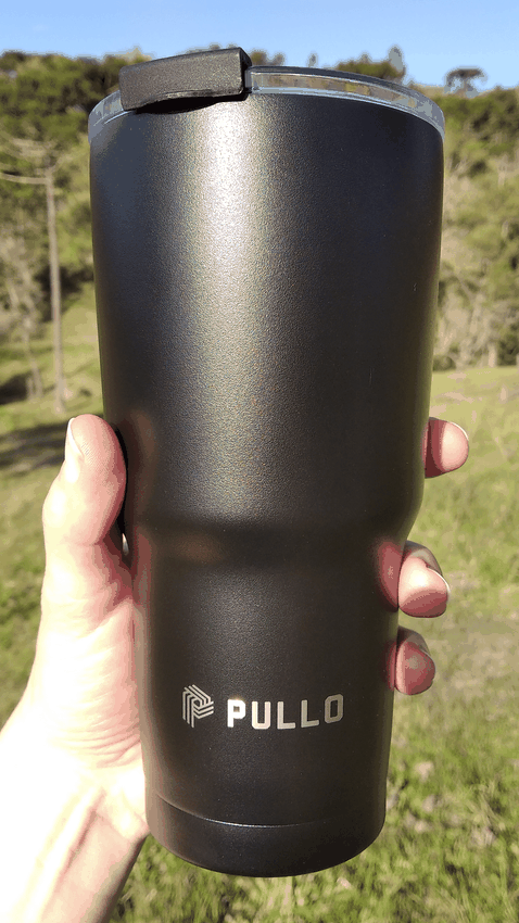 Kit 4 Copos Térmico Pullo Gump 600ML Preto