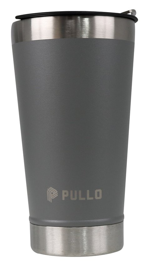 Kit 4 Copos Térmico Pullo Kippis 480ML Cinza