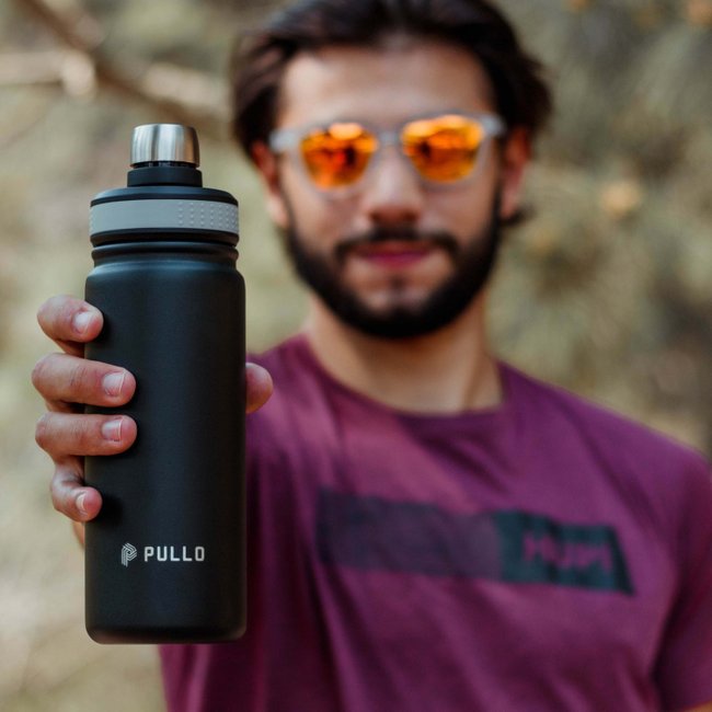 Kit 4 Garrafas Pullo Jack 650ML Preto
