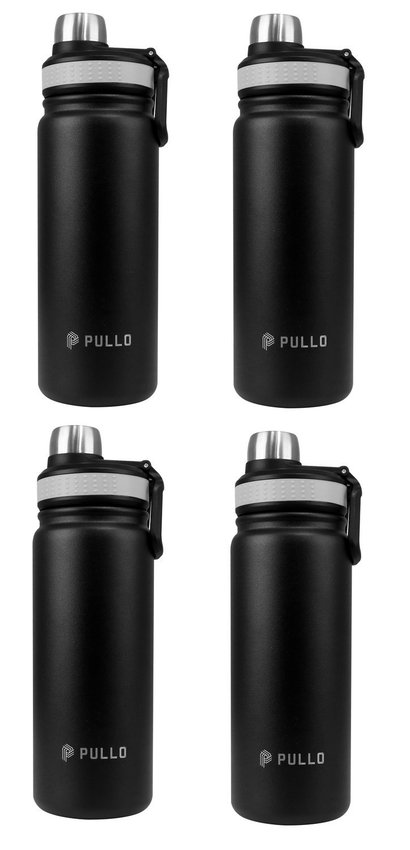 Kit 4 Garrafas Pullo Jack 650ML Preto