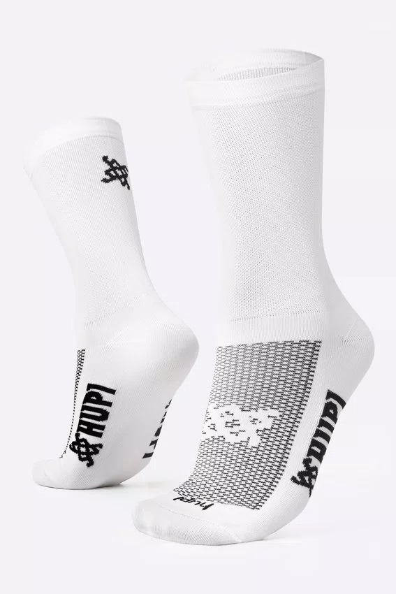 Kit 4 Pares de Meias Sport HUPI Branco