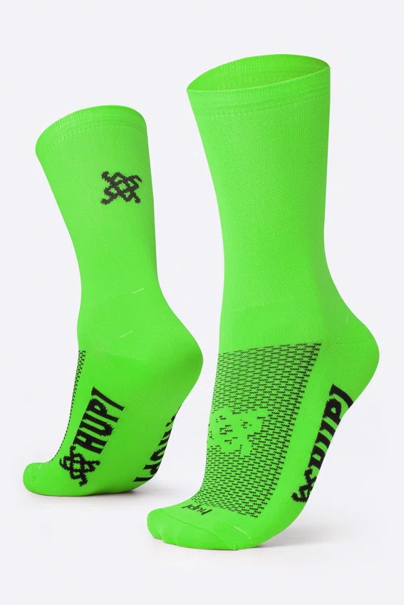 Kit 4 Pares de Meias Sport HUPI Verde e Rosa