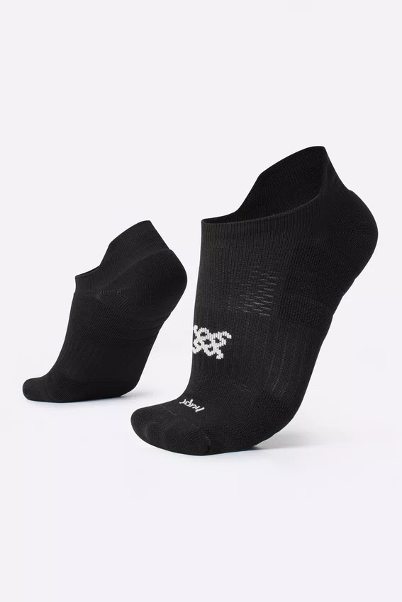Kit 4 Pares Meia para Corrida HUPI Invisível Preto