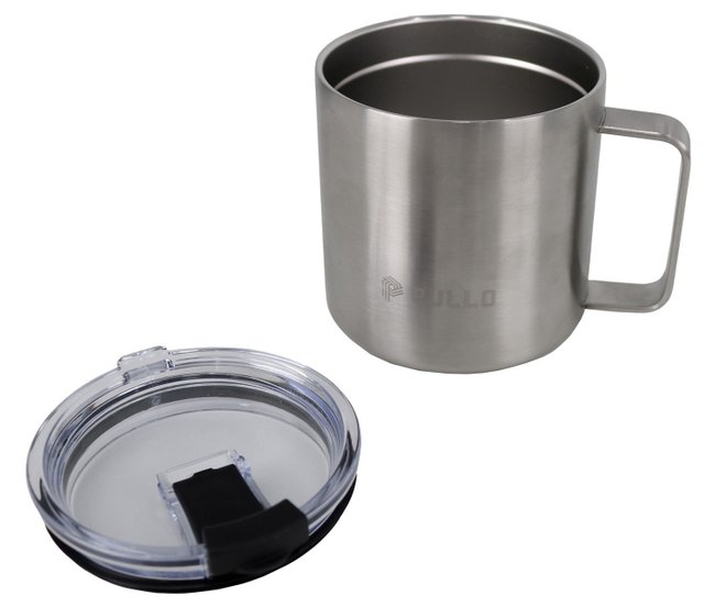 Kit 8 Canecas Térmica Pullo Mug 500ML Inox