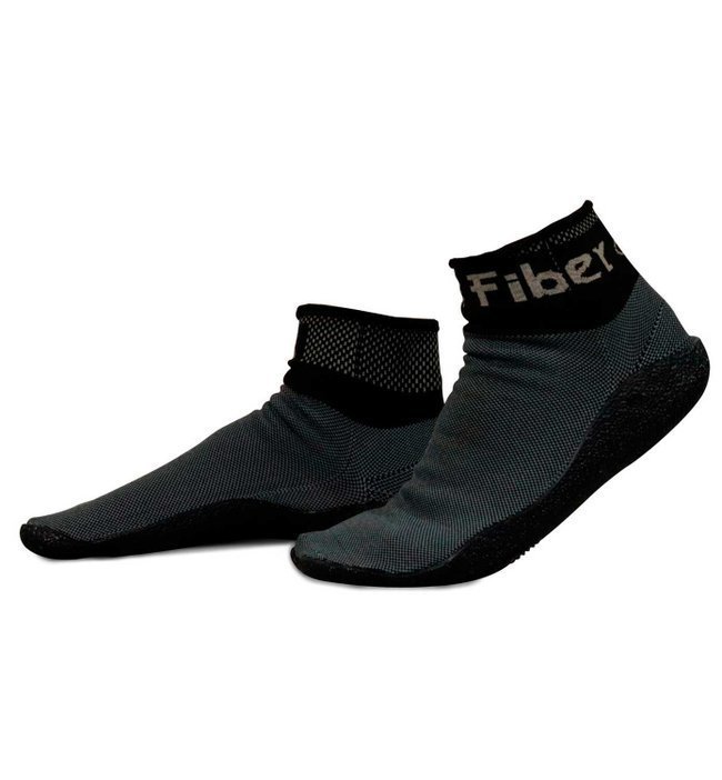 Kit Academia Fiber Octo Maxgrip e Sapatilha de Treino Cinza Par