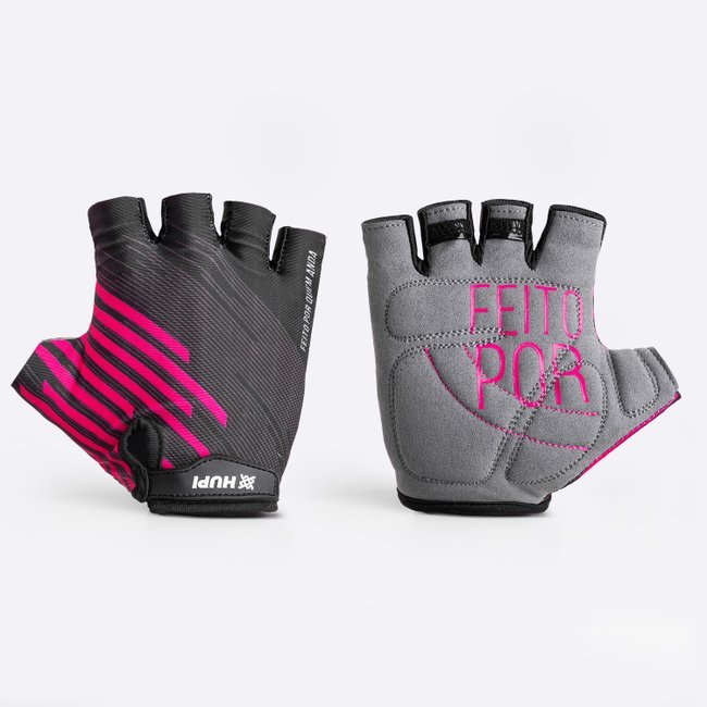 Kit Bandana e Luva Dedo Curto Pink