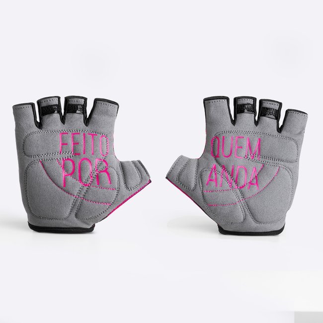 Kit Bandana e Luva Dedo Curto Pink