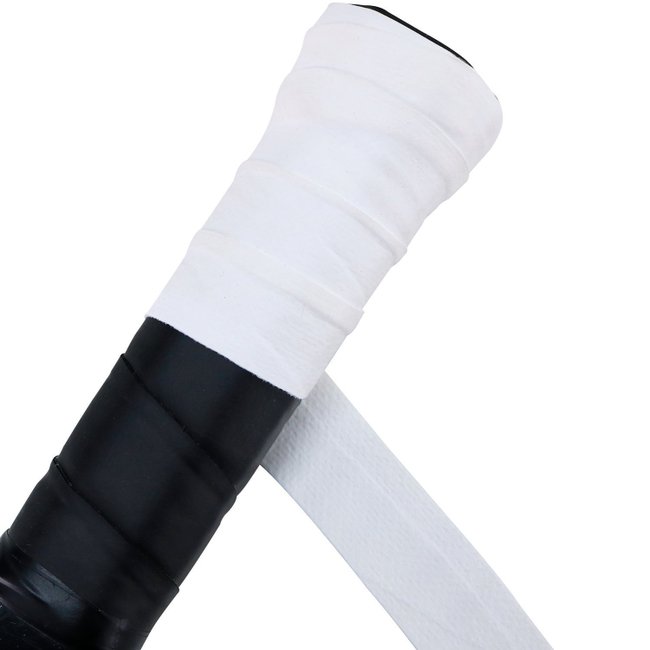 Kit com 1 Undergrip Spider Normal com copo Preto + 3 overgrips HUPI ultra branco
