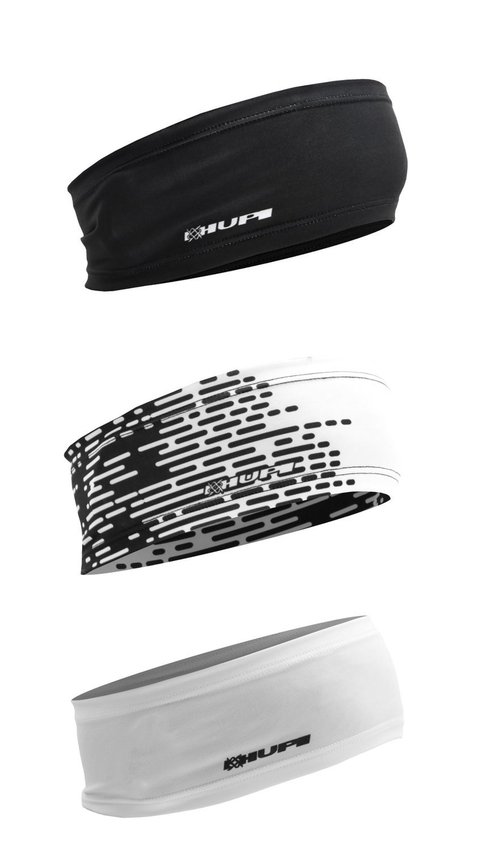 Kit com 3 Testeira Headband Faixa de Cabeça Hupi Black & White