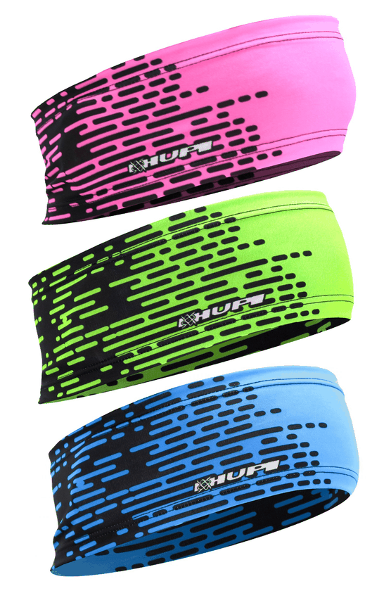 Kit com 3 Testeira Headband Faixa de Cabeça HUPI Colors