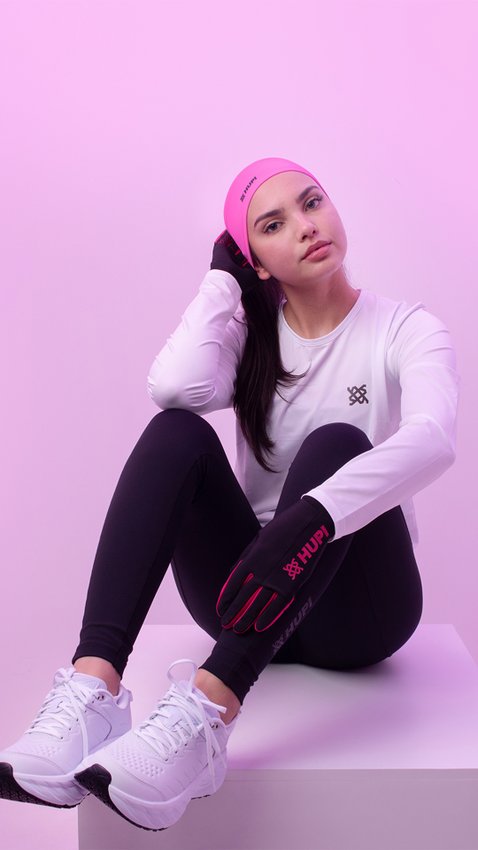 Kit com 3 Testeira Headband Faixa de Cabeça Hupi P/ Corrida