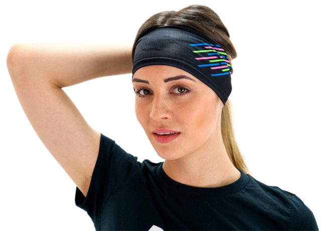 Kit com 3 Testeira Headband Faixa de Cabeça Hupi Run Run