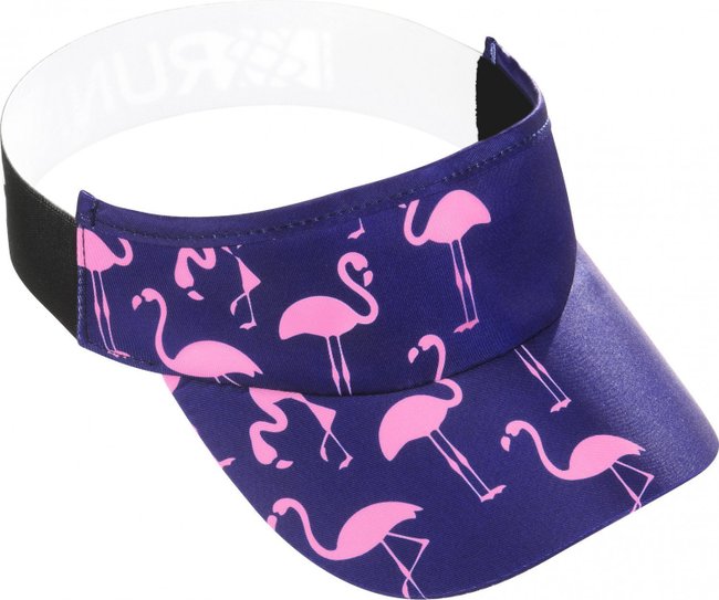 Kit Corrida HUPI Meia e Viseira Flamingo