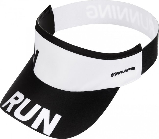 Kit Corrida HUPI Viseira e Meia Run Branco