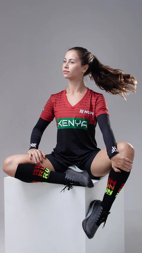 Kit corrida Manguito e Viseira Run - Preto