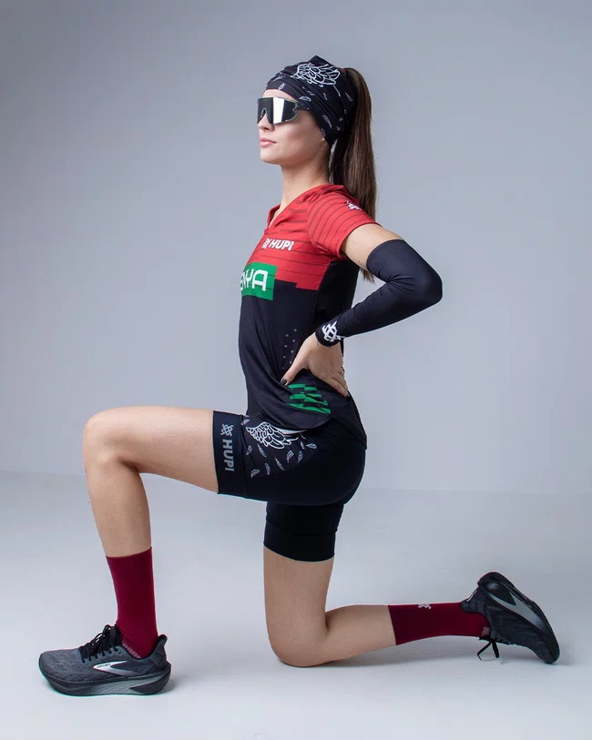 Kit corrida Manguito e Viseira Run - Preto