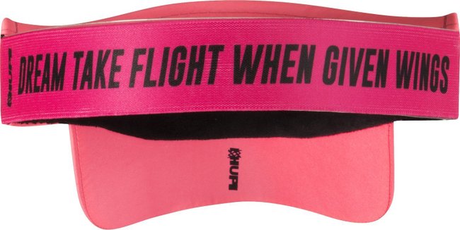 Kit Corrida Viseira e Bandana - Asas Rosa