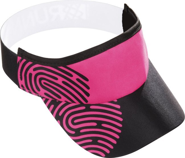 Kit Corrida Viseira e Bandana - Biometria Rosa