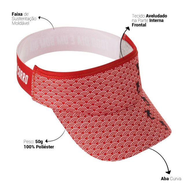Kit Corrida Viseira e Bandana - Japa