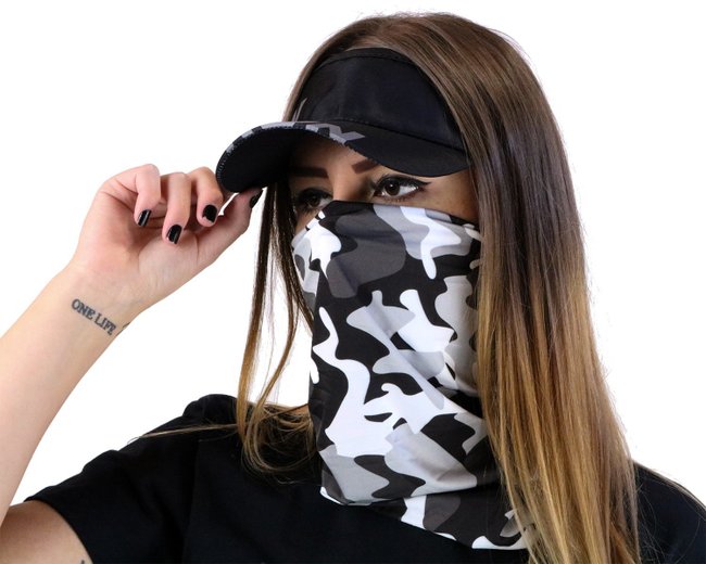 Kit Corrida Viseira e Bandana - New Camo
