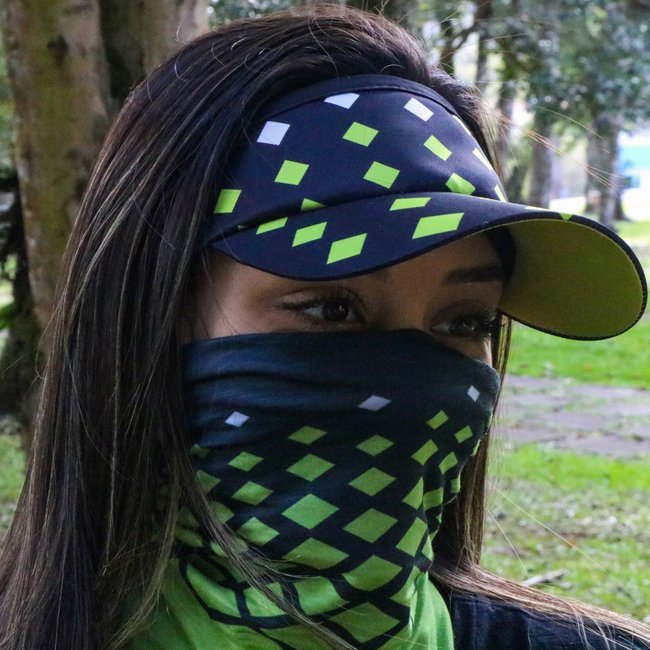 Kit Corrida Viseira e Bandana - Trento