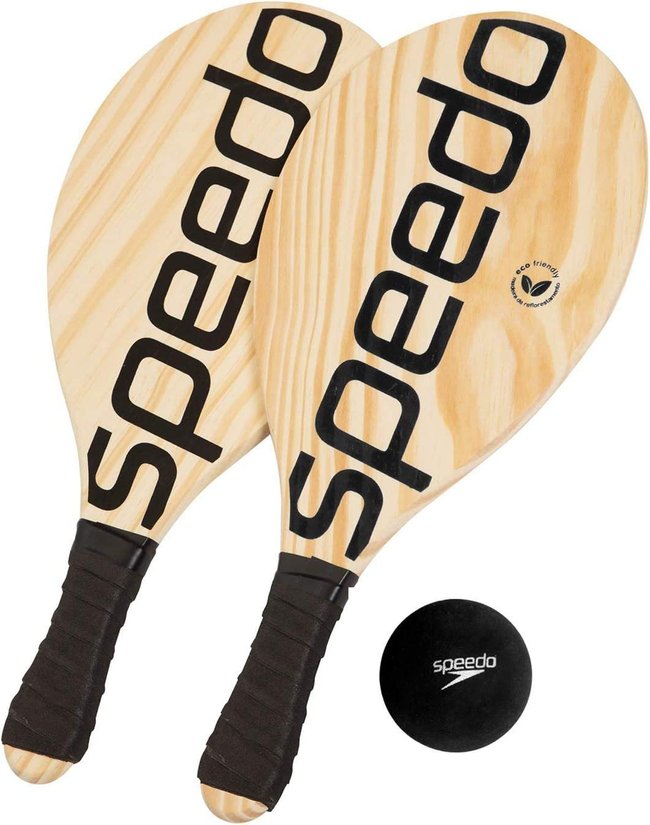 Kit Frescobol Speedo Duas Raquetes e Bolinha