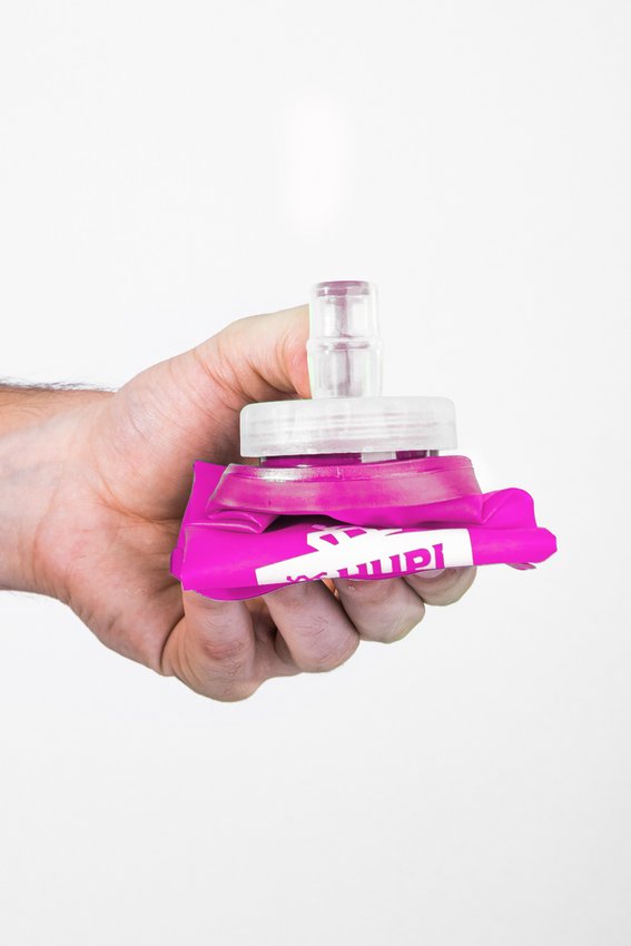 Kit Garrafas Dobráveis Soft Flask HUPI Rosa 350ml + 500ml