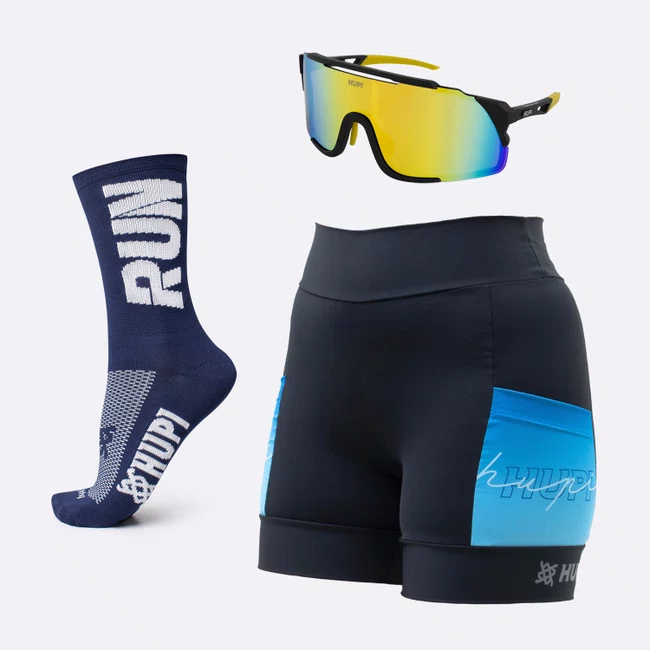 Kit HUPI 1 Bermuda 1 Óculos 1 Meia