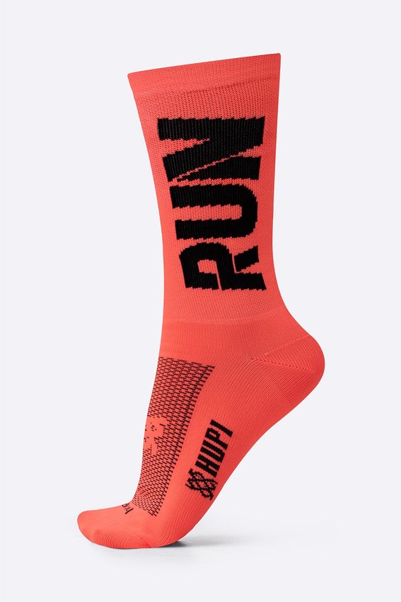 Kit HUPI 3 Meias RUN Amarela e Laranja
