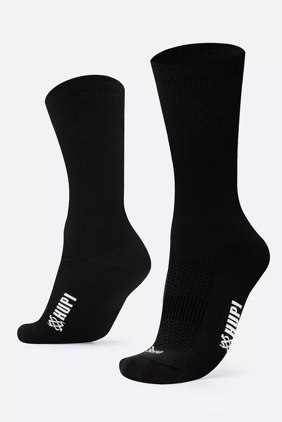 Kit Meia Hupi Corrida Ciclismo com 02 Pares Plus 42 ao 46 Preto e Azul