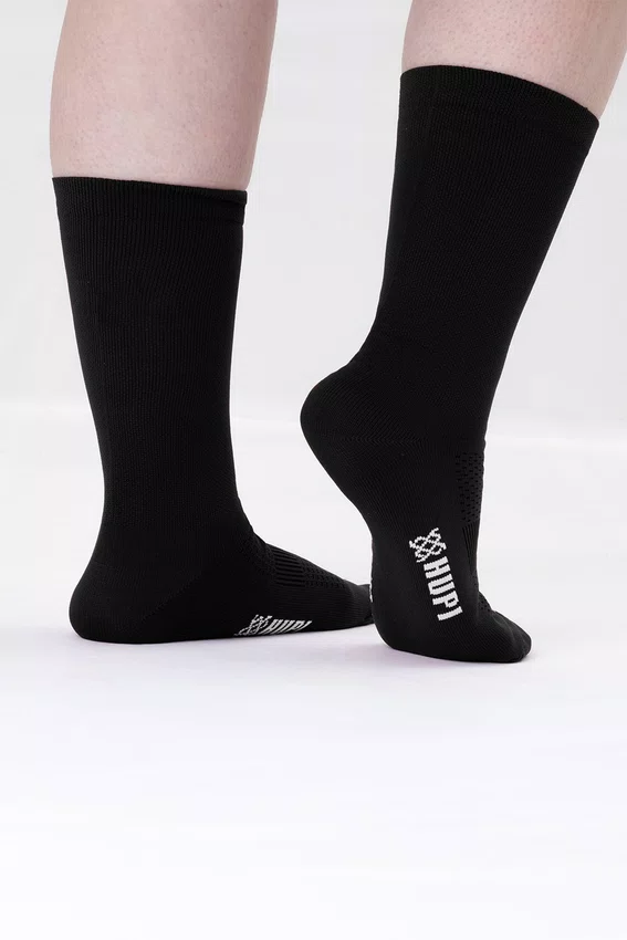 Kit Meia Hupi Corrida Ciclismo com 02 Pares Plus 42 ao 46 Preto e Azul