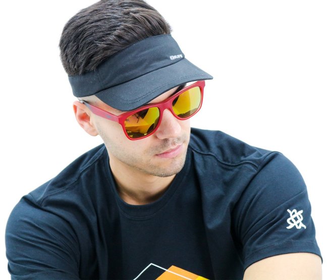 Kit Undergrip Spider Preto + Viseira Beach Tennis Microfibra Preta