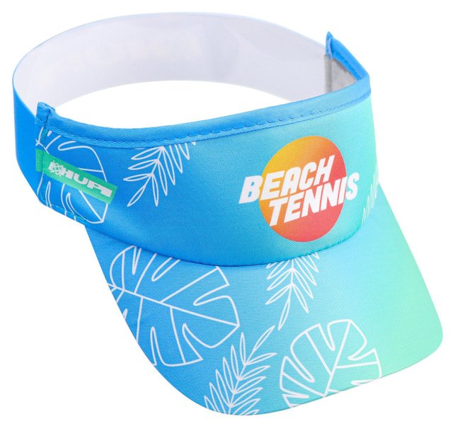 Kit Undergrip Spider Rosa + Viseira Beach Tennis HUPI Azul