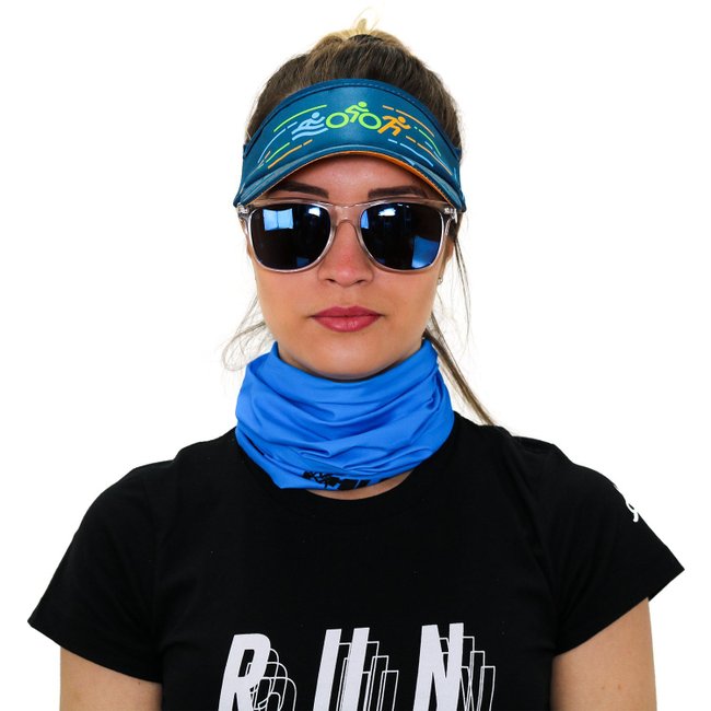 Kit Corrida Viseira e Bandana - Triathlon