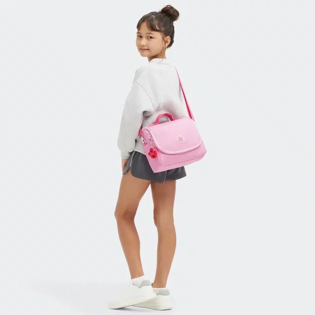 Lancheira Kipling New Kichirou Rosa