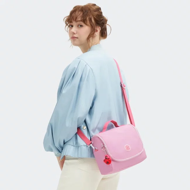 Lancheira Kipling New Kichirou Rosa