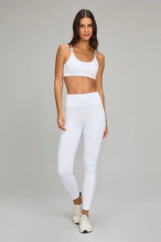Legging Elástico Branco