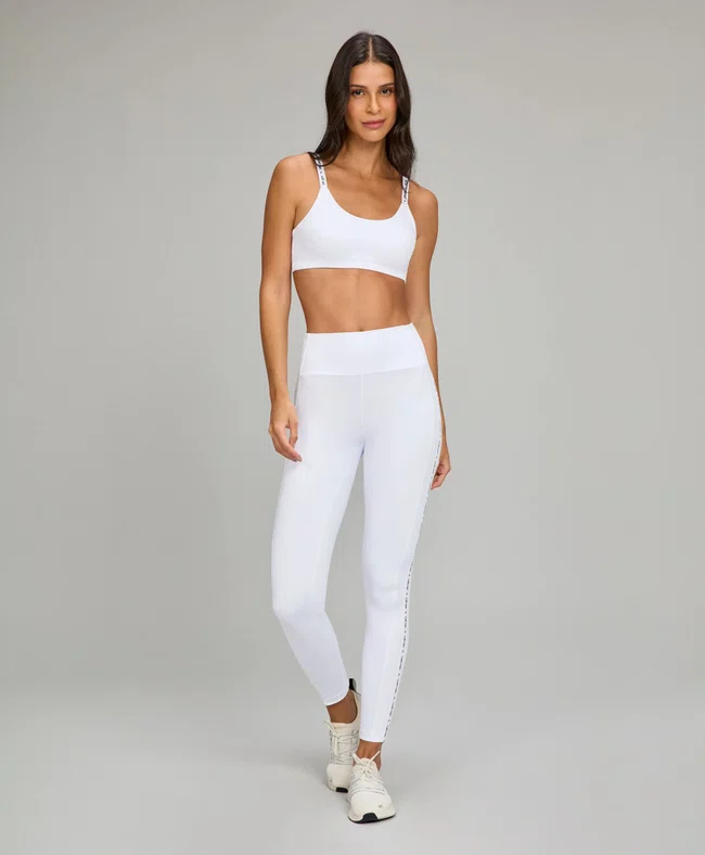 Legging Elástico Branco