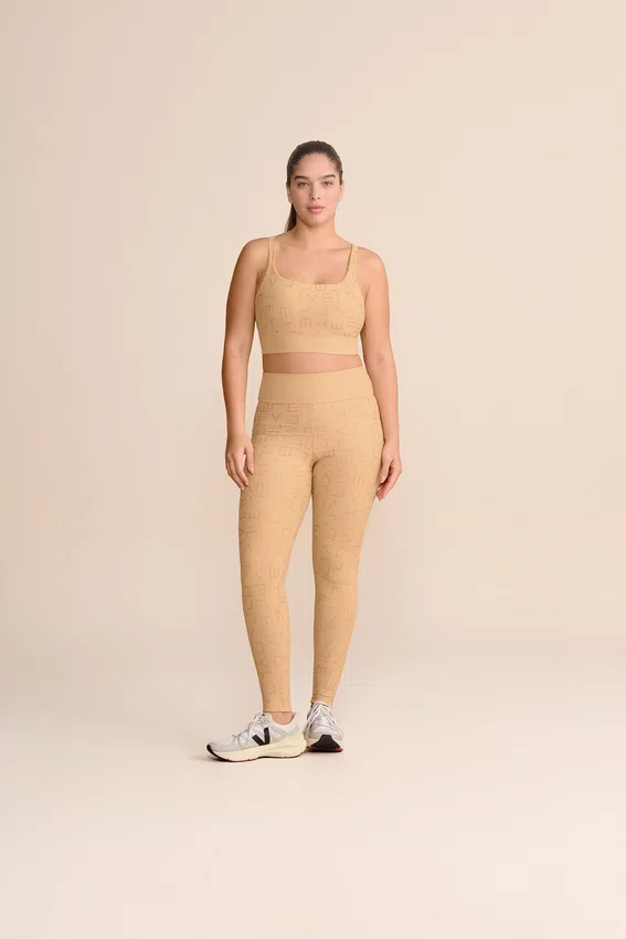 Calça Legging Icon Hydefit Adaptiv Bege