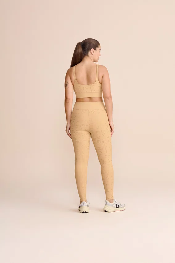 Calça Legging Icon Hydefit Adaptiv Bege