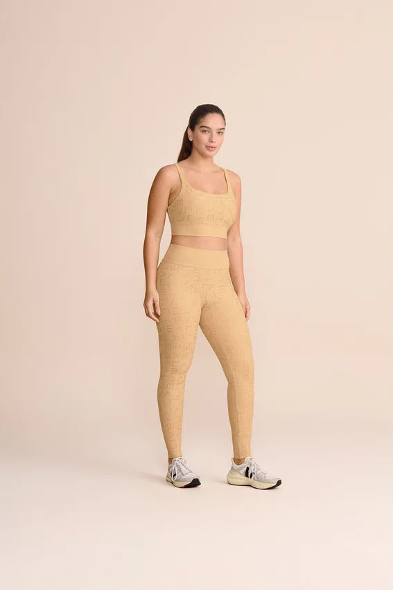 Calça Legging Icon Hydefit Adaptiv Bege